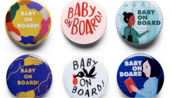 baby on Board buttons
